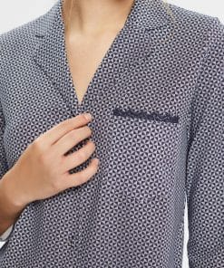 Esprit Pyjama Shirt Navy