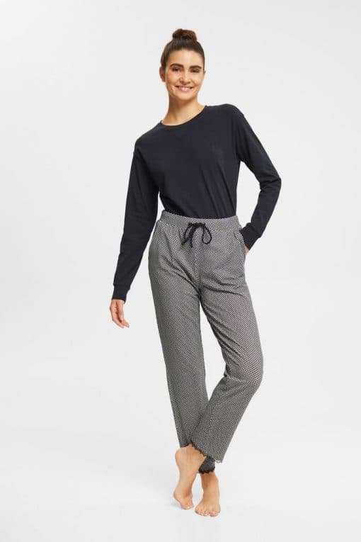 Esprit Pyjama Pants Black