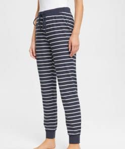 Esprit Striped Pyjama Pants Navy