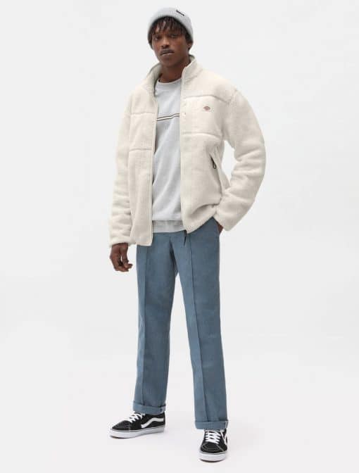 Dickies Red Chute Sherpa Fleece Jacket Ecru