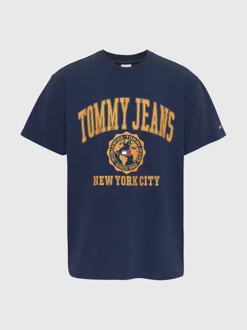 Tommy Jeans College Logo T-shirt Twilight Navy