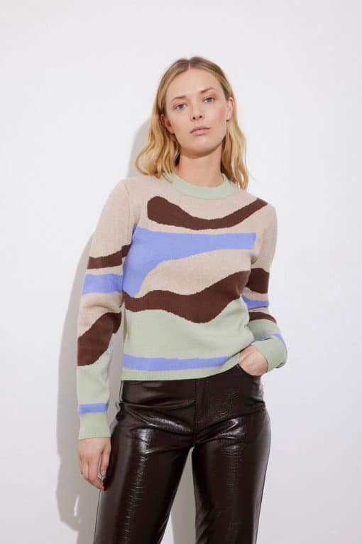 Envii Ennettle Knit Wave Pattern