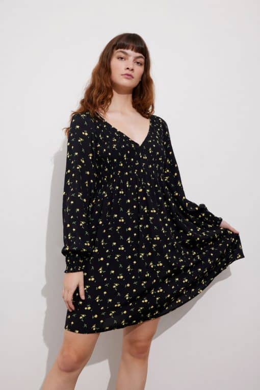 Envii Enerica Dress Aop Sunny Petunia