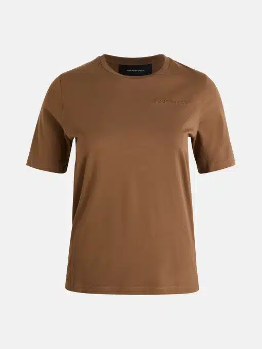 Peak Performance Original Small Logo Tee Women Woody