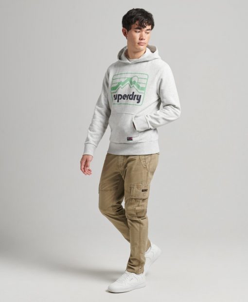 Superdry Vintage 90s Terrain Hoodie Glacier Grey Marl