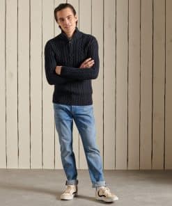Jacob Henley Jumper Dark Blue