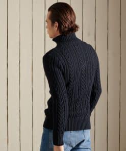 Jacob Henley Jumper Dark Blue