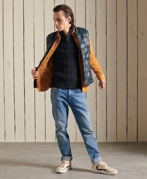Jacob Henley Jumper Dark Blue