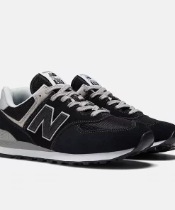 New Balance 574 Core Black With White