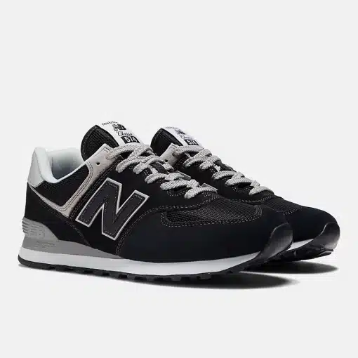 New Balance 574 Core Black With White
