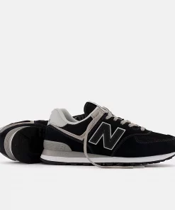 New Balance 574 Core Black With White