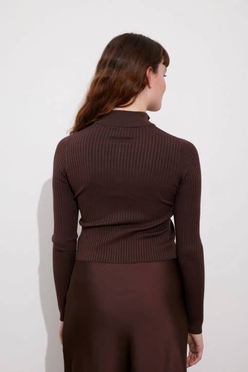 Envii Enblaise Cardigan Chestnut