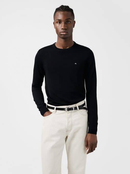 J.Lindeberg Lyle True Merino Sweater Black