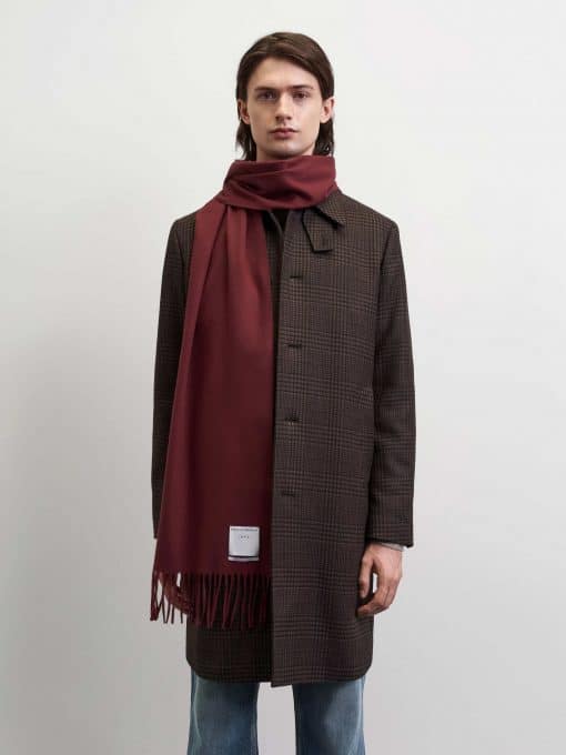Tiger of Sweden Sylan RWS Scarf Burgundy Red