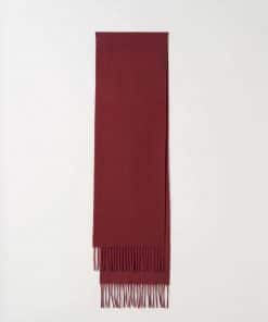 Tiger of Sweden Sylan RWS Scarf Burgundy Red