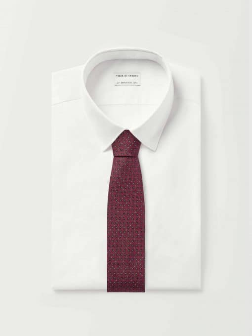 Tiger of Sweden Trurant Tie Burgundy Red
