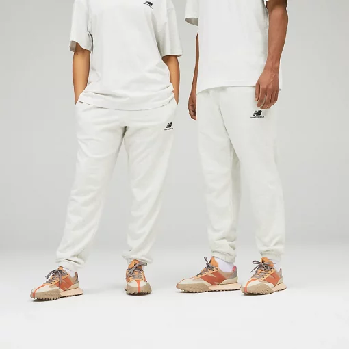 New Balance Uni-ssentials French Terry Sweatpant Sea Salt Heather