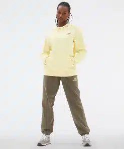 New Balance Uni-ssentials French Terry Hoodie Maize