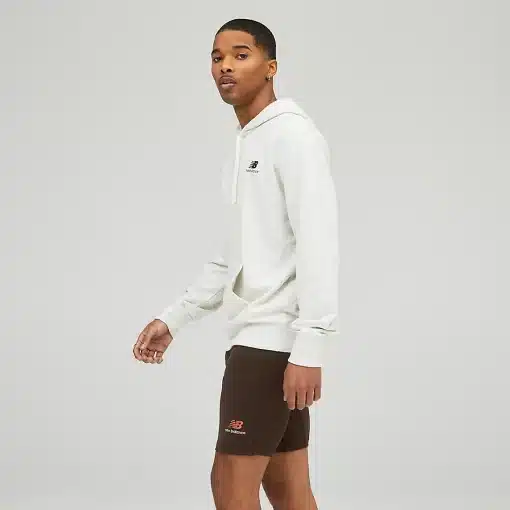 New Balance Uni-ssentials French Terry Hoodie Sea Salt Heather