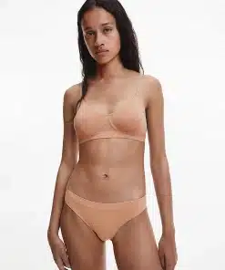 Calvin Klein Bonded Flex Thong Clay