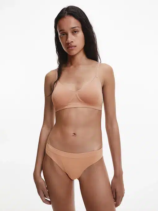 Calvin Klein Bonded Flex Thong Clay