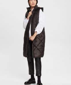 Esprit Quilted Vest Black
