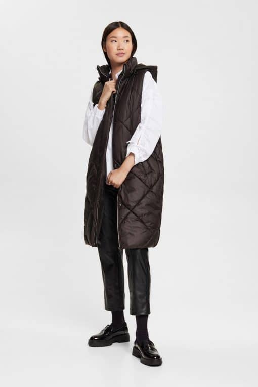 Esprit Quilted Vest Black