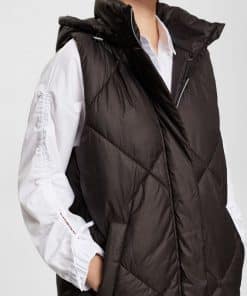 Esprit Quilted Vest Black