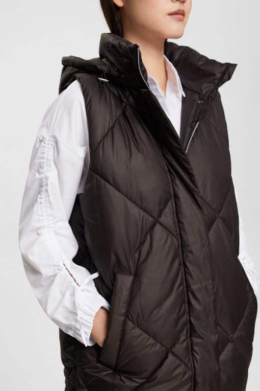 Esprit Quilted Vest Black