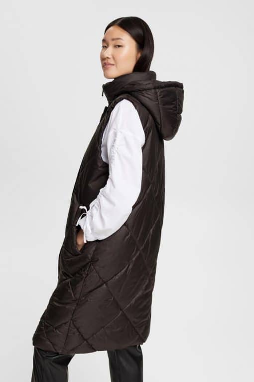 Esprit Quilted Vest Black