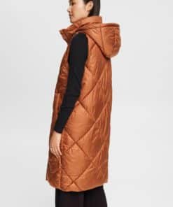 Esprit Quilted Vest Toffee