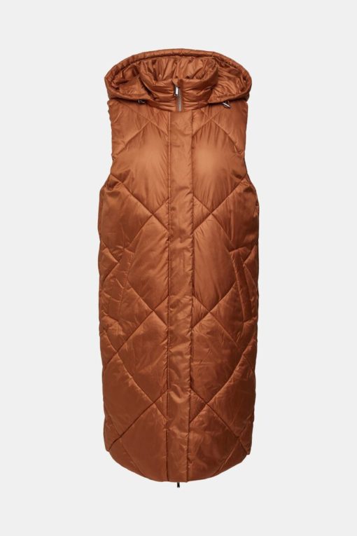 Esprit Quilted Vest Toffee