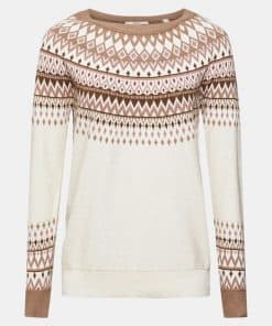 Esprit Jaquard Sweater Sand