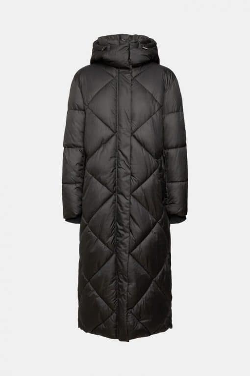 Esprit Quilted Coat Black