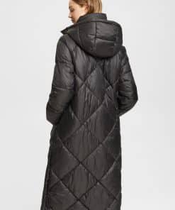 Esprit Quilted Coat Black