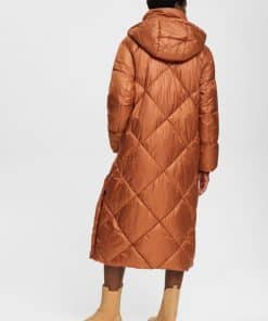 Esprit Quilted Coat Toffee