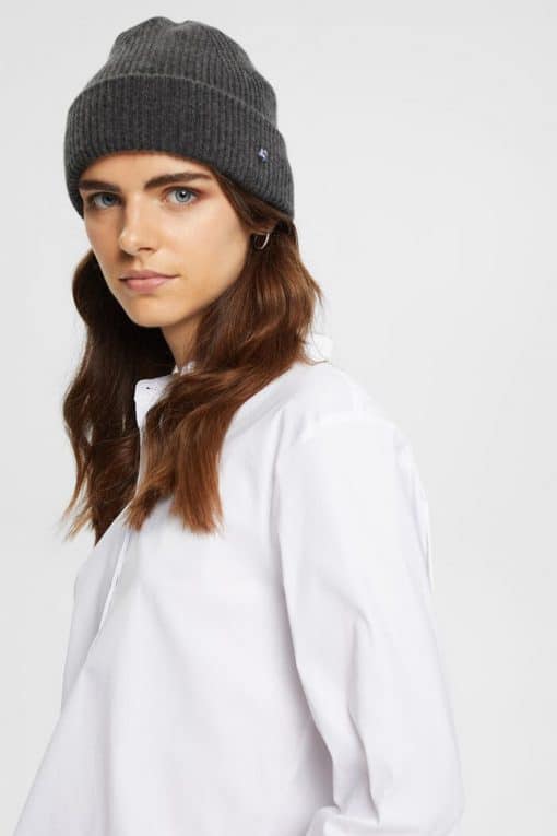 Esprit Wool/Cashmere Beanie Grey