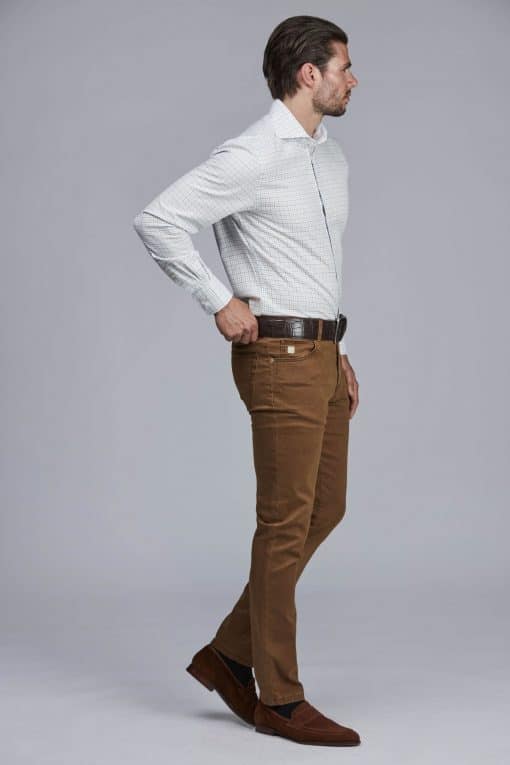 Hansen & Jacob 5-Pkt Silk Touch Okado Brown