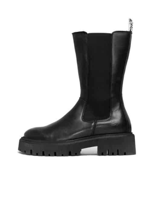 Bianco Biagarbi High Chelsea Boots Black