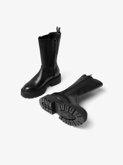 Bianco Biagarbi High Chelsea Boots Black