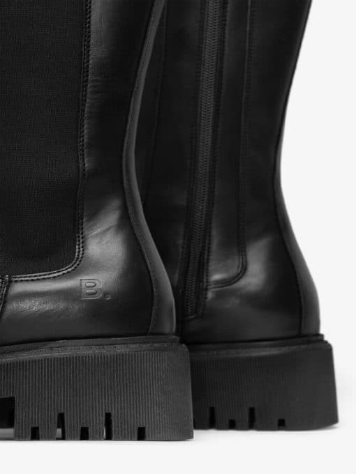 Bianco Biagarbi High Chelsea Boots Black