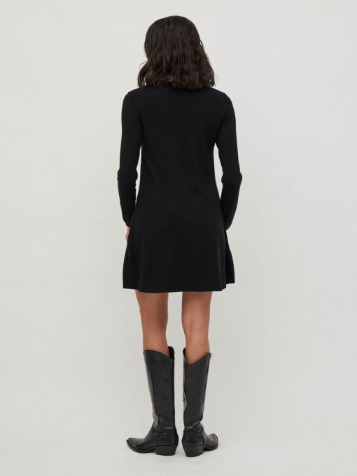 Vila Comfy L/S A-line Dress Black