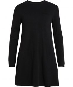 Vila Comfy L/S A-line Dress Black