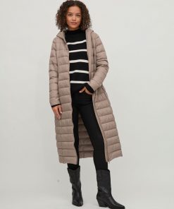 Vila Manya Long Down Jacket Funghi