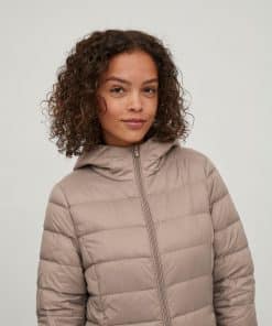 Vila Manya Long Down Jacket Funghi