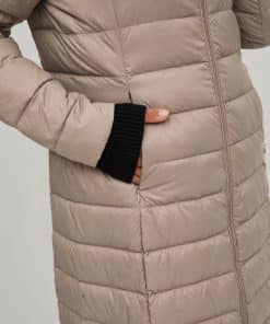 Vila Manya Long Down Jacket Funghi
