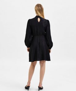 Selected Femme Madina Short Dress Black