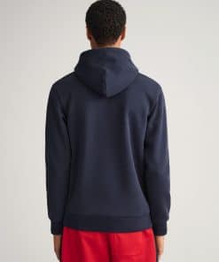 Gant Crest Shield Hoodie Evening Blue
