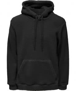 Only & Sons Remy Teddy Hoodie Black