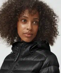 Canada Goose Cypress Hooded Down Jacket Black